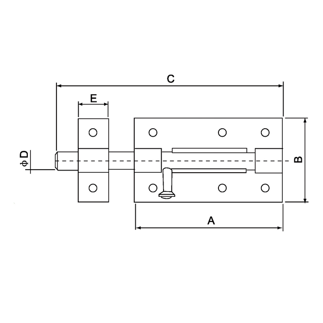 Стальной болт серии 7 A-FX-2