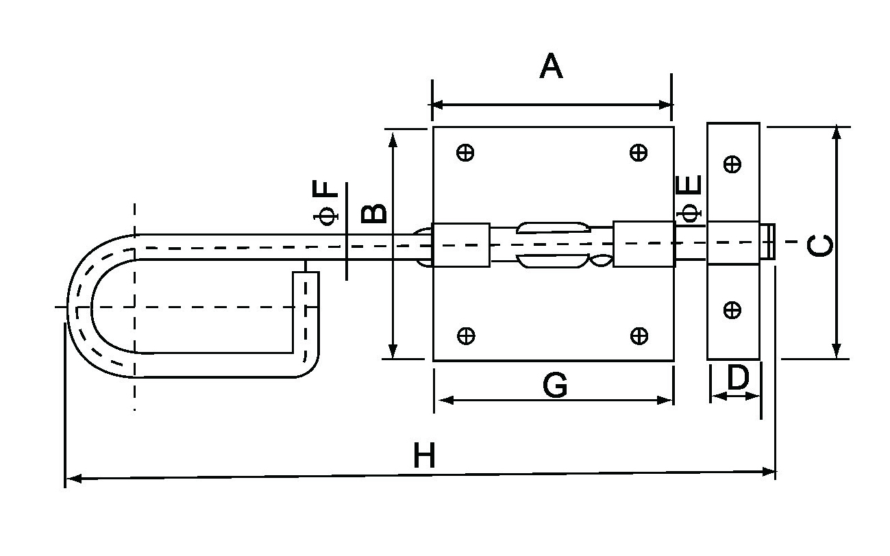 Стальной болт серии 3 WX-4