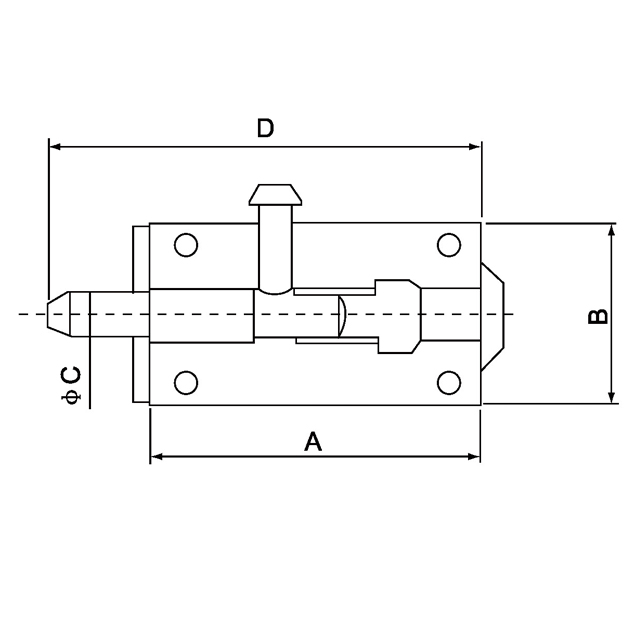 Стальной болт серии 8 AX-2