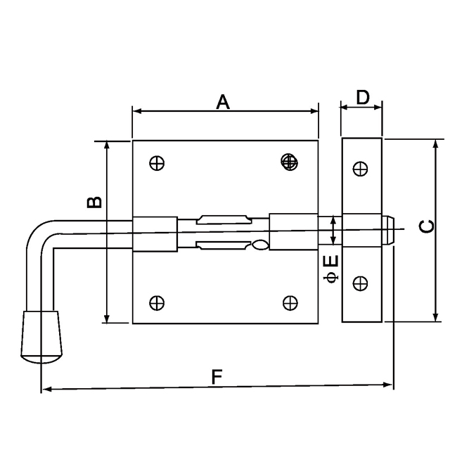 Стальной болт серии 6 ZX-4