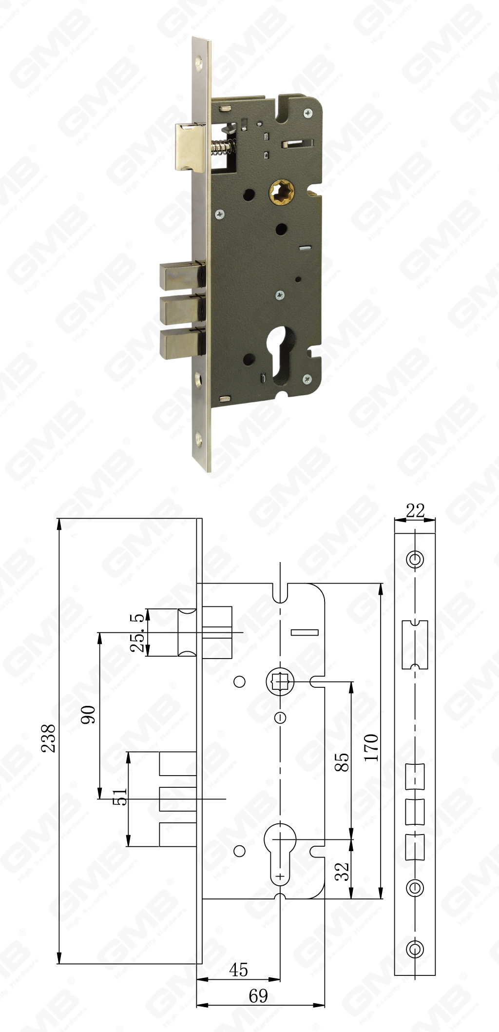 02 Замок врезной_7018-3F-94