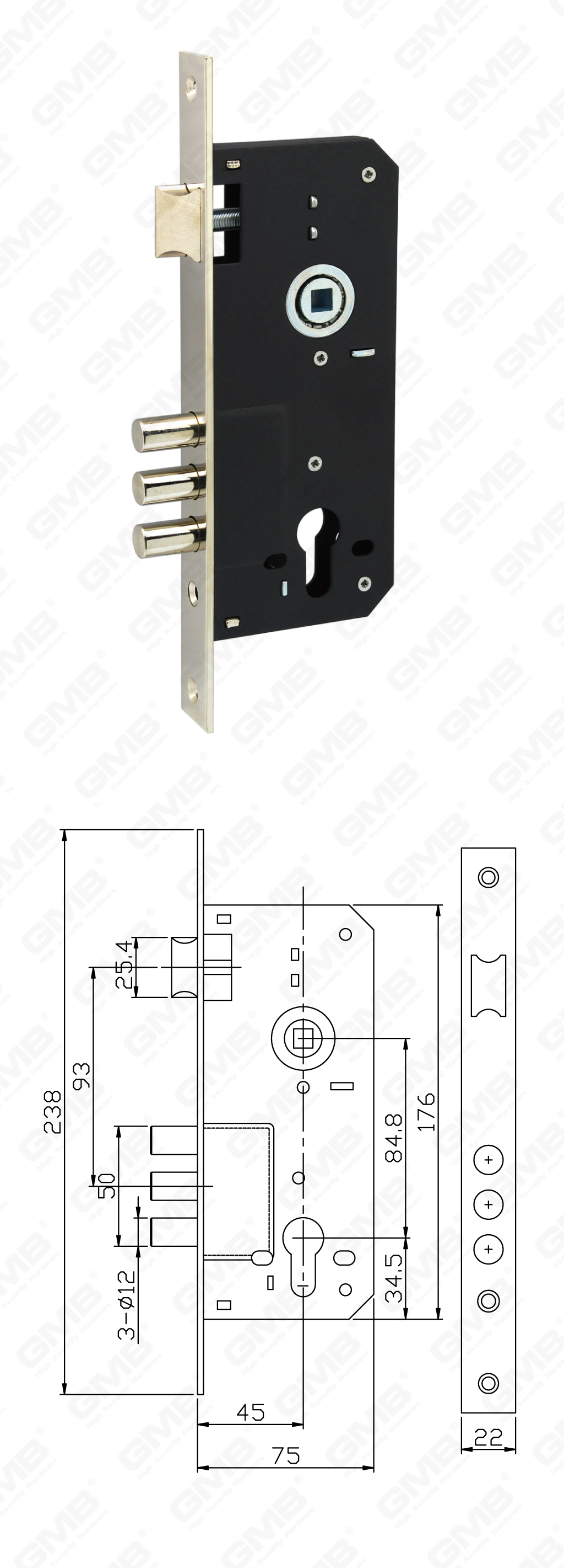 02 Замок врезной第五部分_6005R-3R-12
