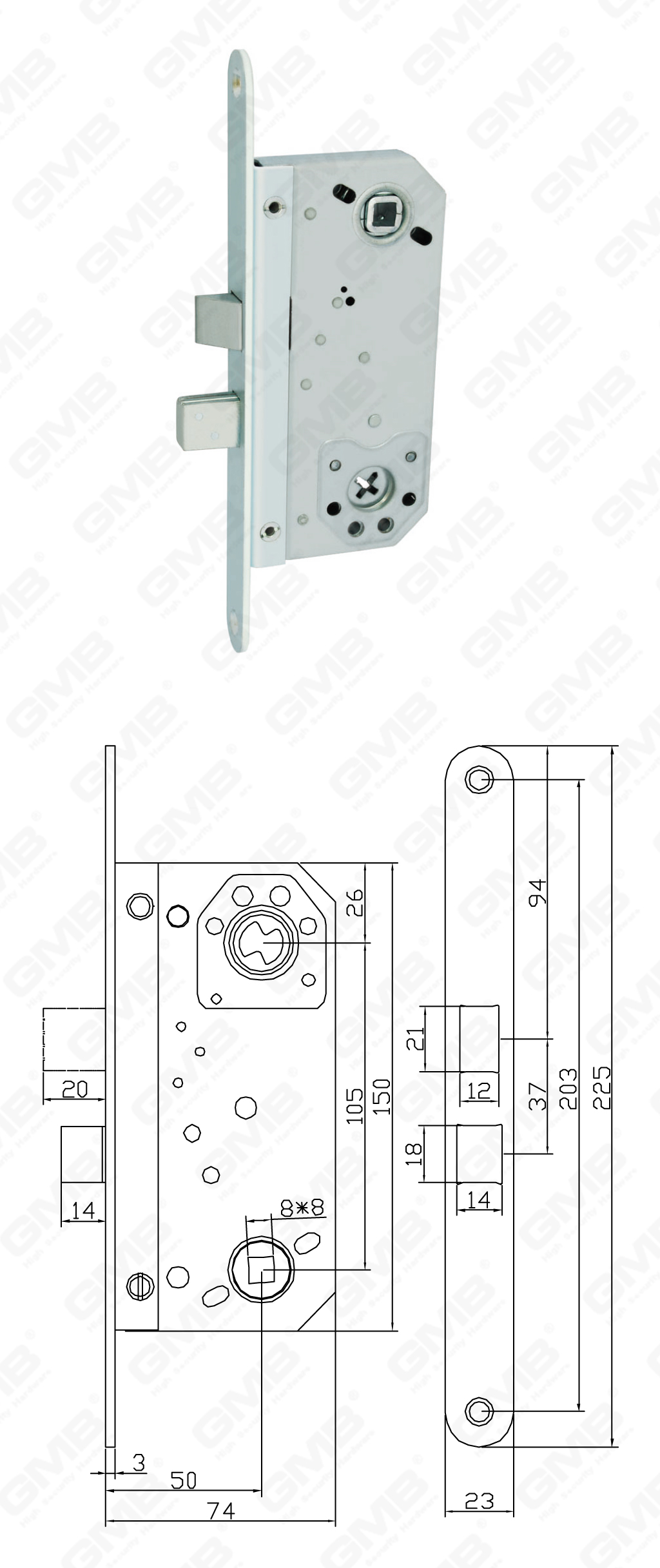 02 Замок врезной第四部分_4565-10