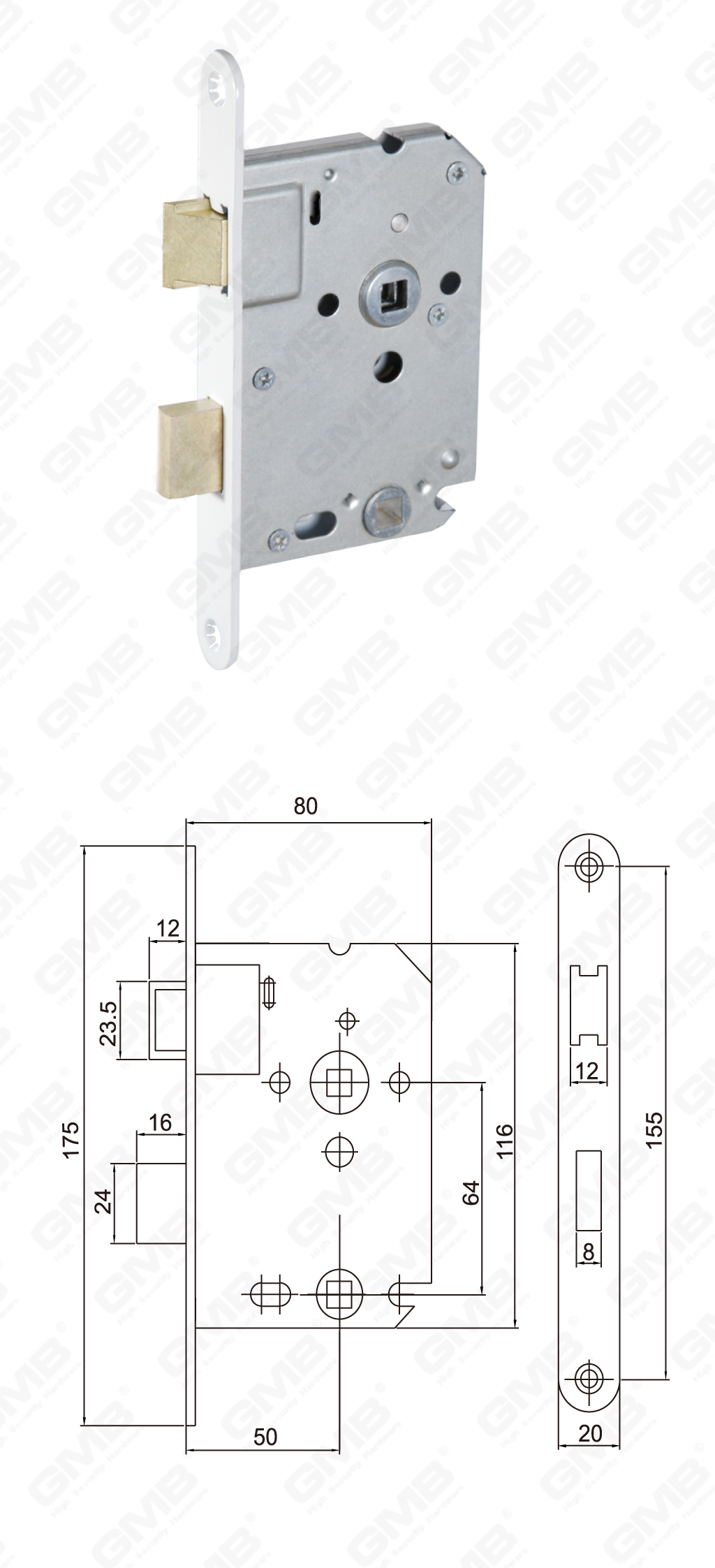 02 Замок врезной第三部分_5202-22