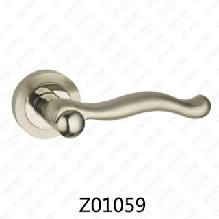 Цинковый сплав Zamak алюминиевая ручка двери розетки с круглой розеткой (Z01059)