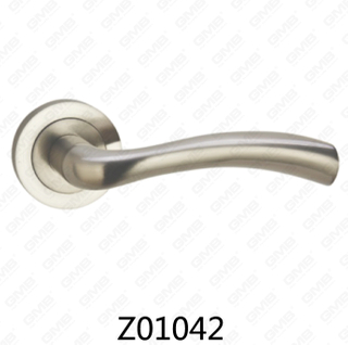 Цинковый сплав Zamak алюминиевая ручка двери розетки с круглой розеткой (Z01042)
