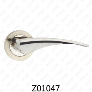 Цинковый сплав Zamak алюминиевая ручка двери розетки с круглой розеткой (Z01047)