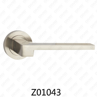 Цинковый сплав Zamak алюминиевая ручка двери розетки с круглой розеткой (Z01043)