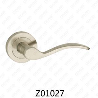 Цинковый сплав Zamak алюминиевая ручка двери розетки с круглой розеткой (Z01027)