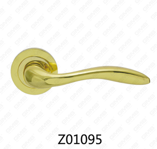 Цинковый сплав Zamak алюминиевая ручка двери розетки с круглой розеткой (Z01095)