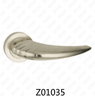 Цинковый сплав Zamak алюминиевая ручка двери розетки с круглой розеткой (Z01035)