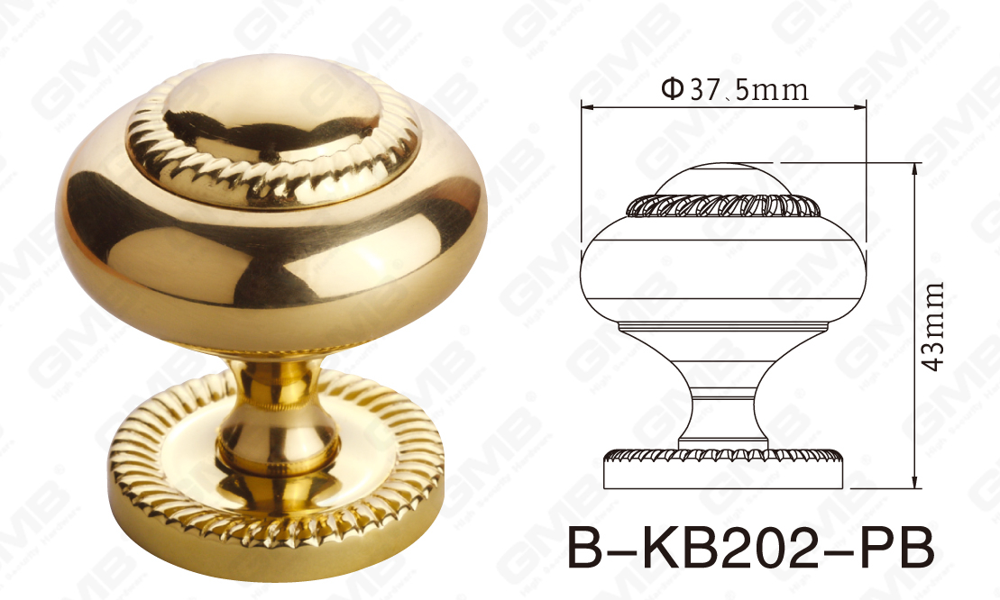 06 латунная ручка _b-kb202-pb-76