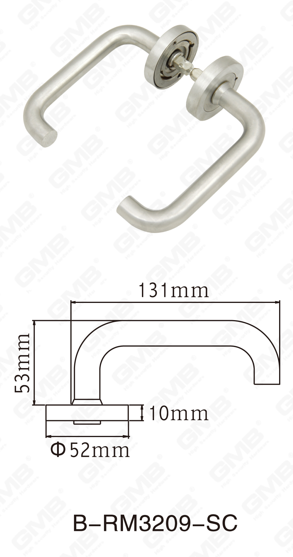 06 латунная ручка _b-rm3209-SC-36