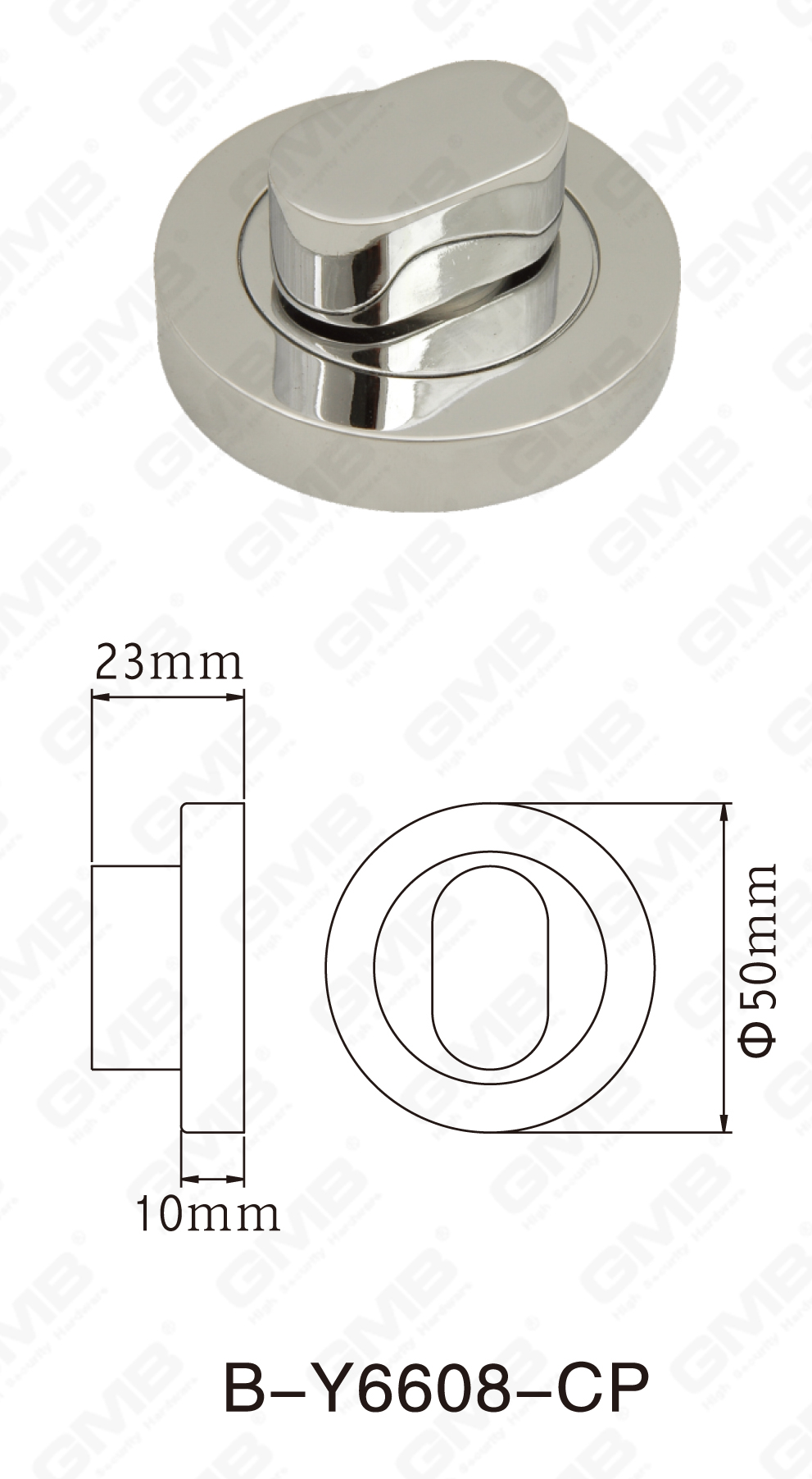 06 латунная ручка _b-y6608-cp-56