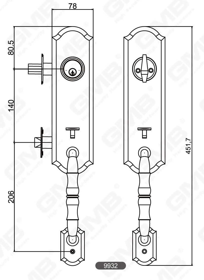 01 Ручка сцепления серия серии-44