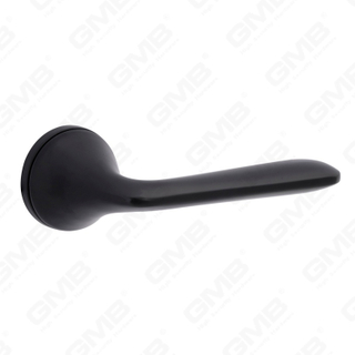 Новая современная алюминиевая дверная ручка для украшения дома на круглой розетке