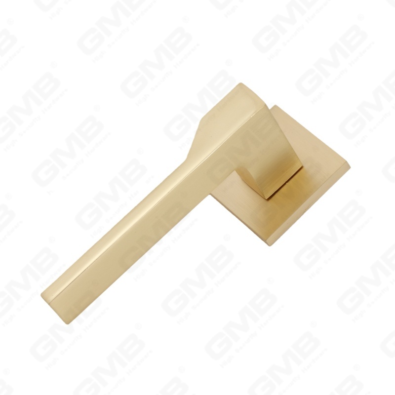 Новая современная алюминиевая дверная ручка для украшения дома на круглой розетке