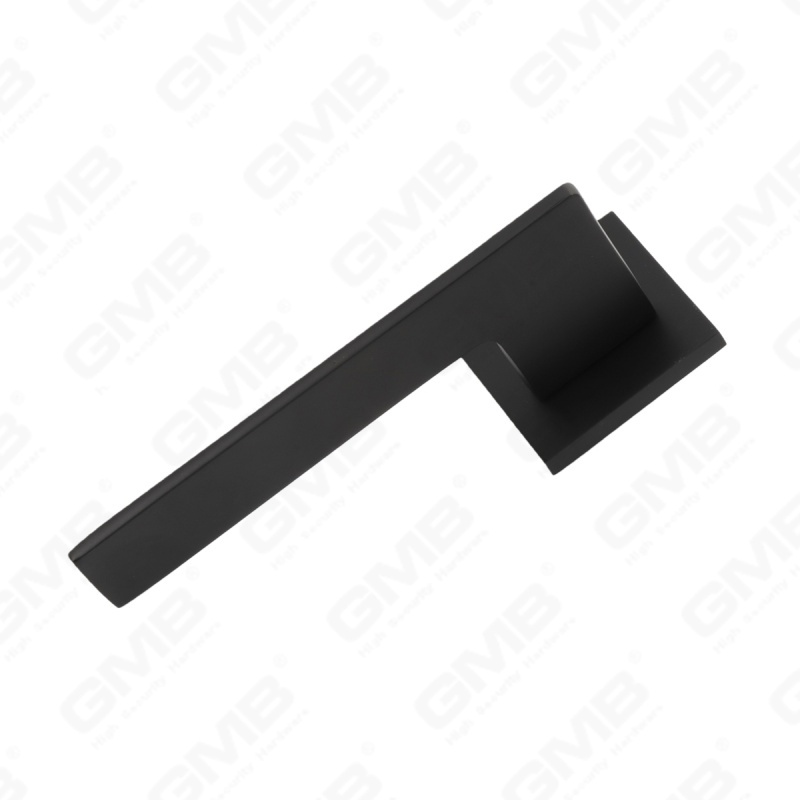 Новая современная алюминиевая дверная ручка для украшения дома на круглой розетке