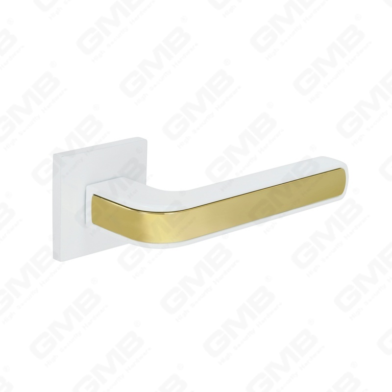 Новая современная алюминиевая дверная ручка для украшения дома на круглой розетке