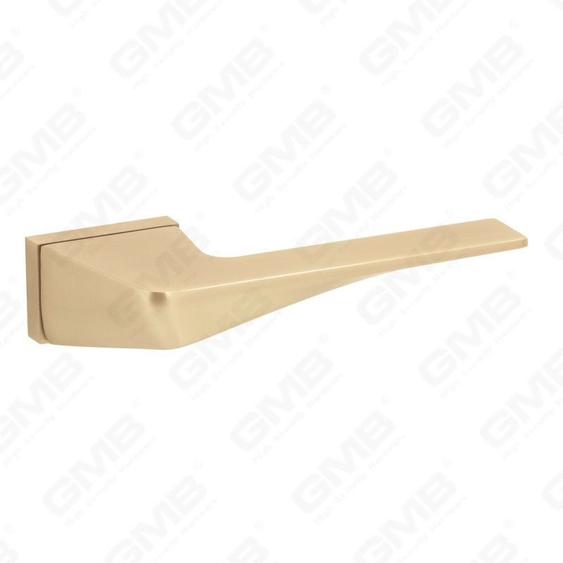 Новая современная алюминиевая дверная ручка для украшения дома на круглой розетке