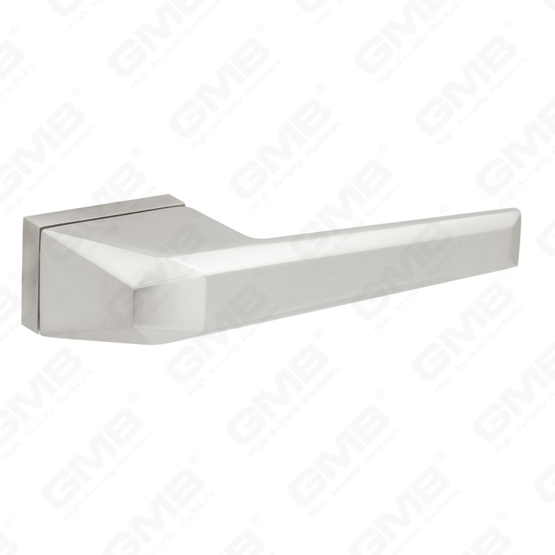 Новая современная алюминиевая дверная ручка для украшения дома на круглой розетке