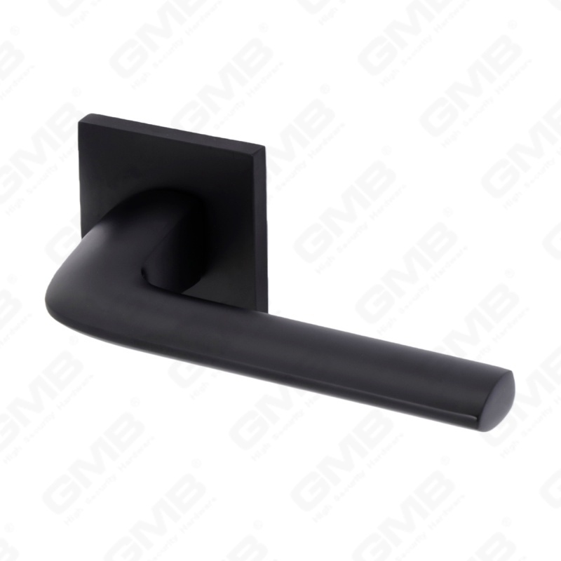 Новая современная алюминиевая дверная ручка для украшения дома на круглой розетке