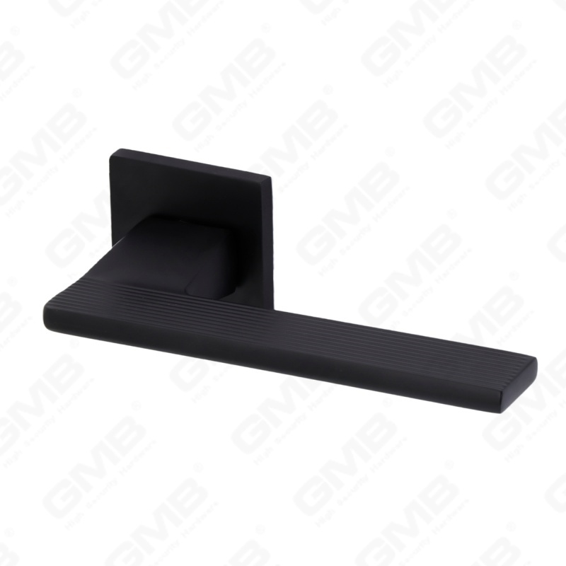 Новая современная алюминиевая дверная ручка для украшения дома на круглой розетке