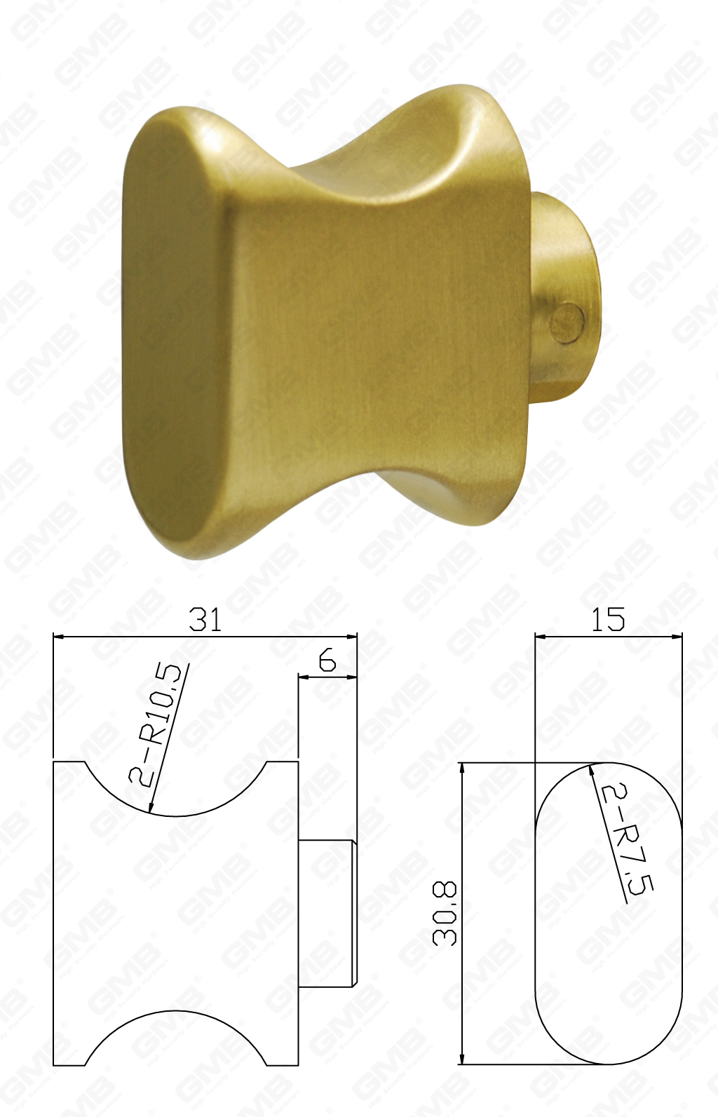 01 Поворотная ручка_Art NO.TK-H-16