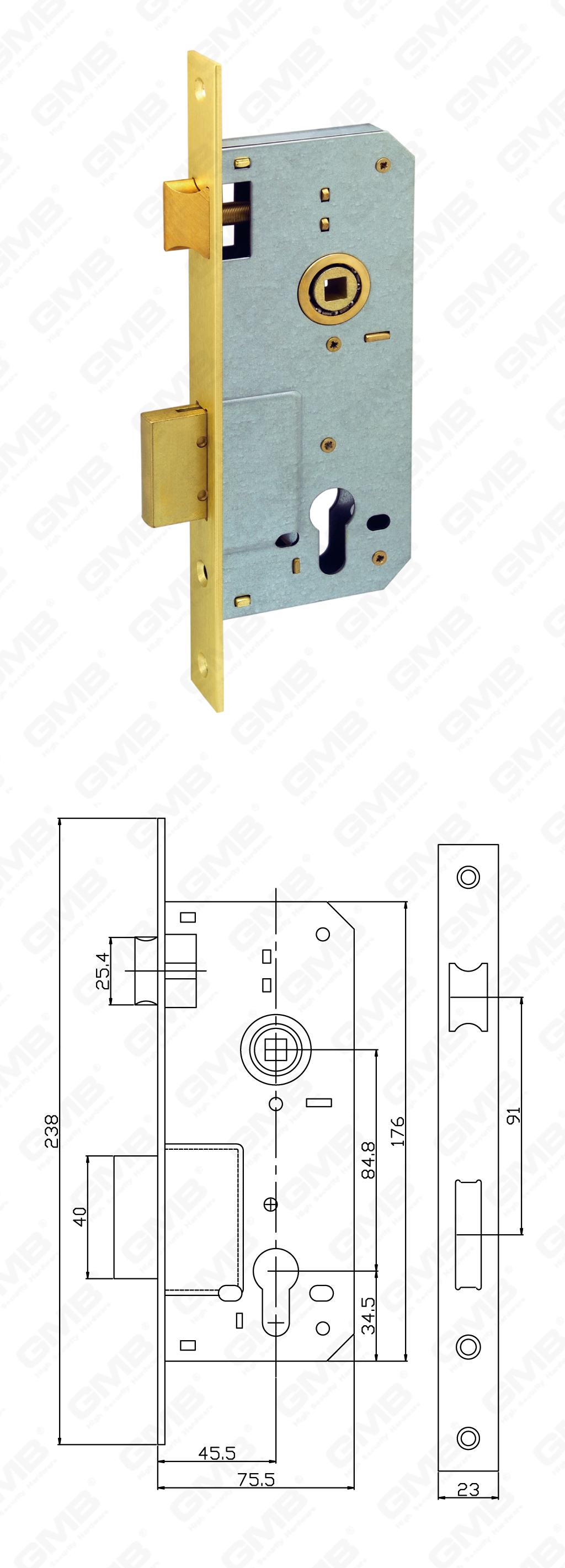 02 Замок врезной第五部分_6005R-10