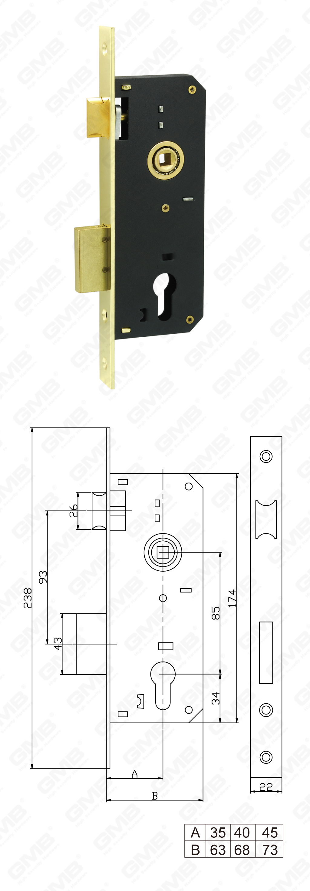 02 Замок врезной第五部分_935R-940R-945R-82