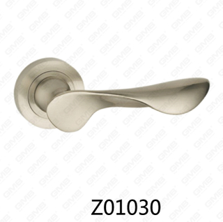 Цинковый сплав Zamak алюминиевая ручка двери розетки с круглой розеткой (Z01030)