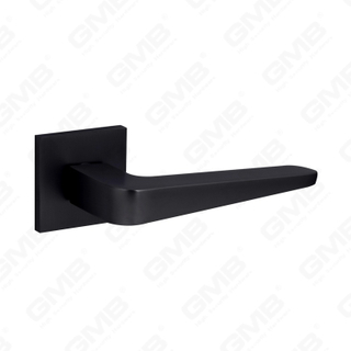 Новая современная алюминиевая дверная ручка для украшения дома на круглой розетке