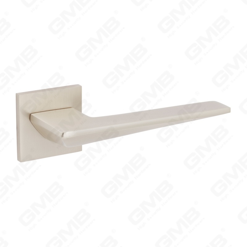 Новая современная алюминиевая дверная ручка для украшения дома на круглой розетке