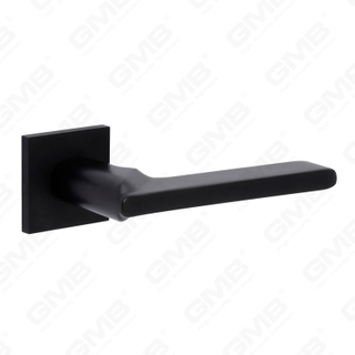 Новая современная алюминиевая дверная ручка для украшения дома на круглой розетке