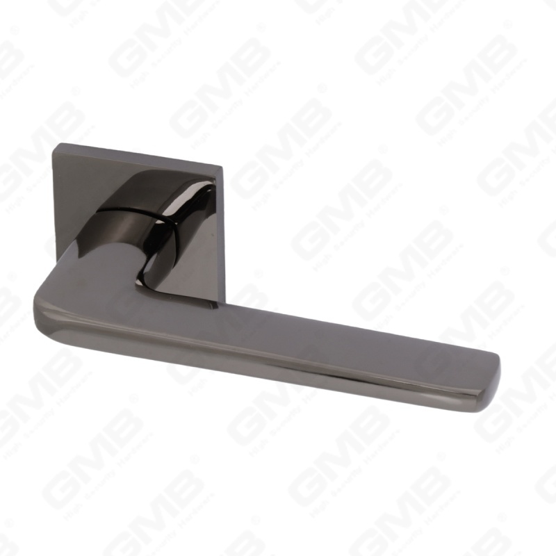 Новая современная алюминиевая дверная ручка для украшения дома на круглой розетке