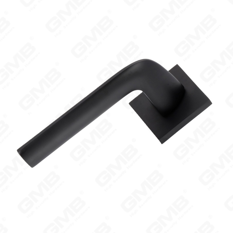 Новая современная алюминиевая дверная ручка для украшения дома на круглой розетке