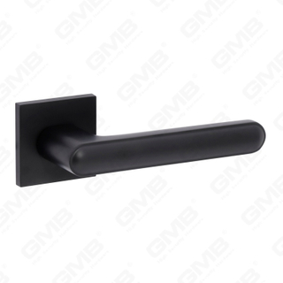 Новая современная алюминиевая дверная ручка для украшения дома на круглой розетке