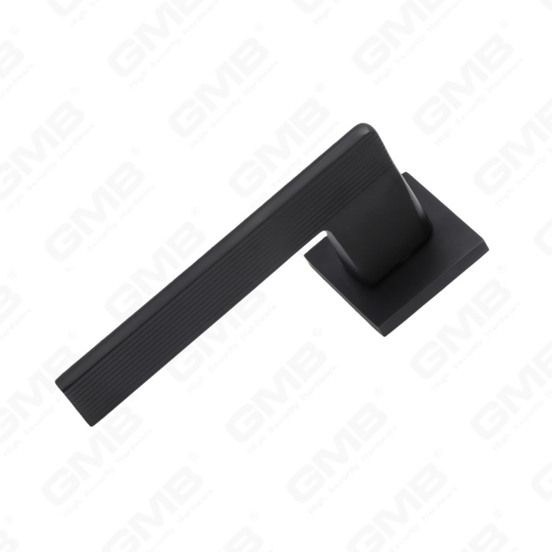 Новая современная алюминиевая дверная ручка для украшения дома на круглой розетке