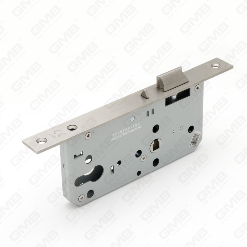 Стандарт CE UL безопасности, европейский противопожарный класс, створка из нержавеющей стали SUS, коммерческий высококачественный врезной дверной замок с ночной защелкой (72NF) (6072NF)