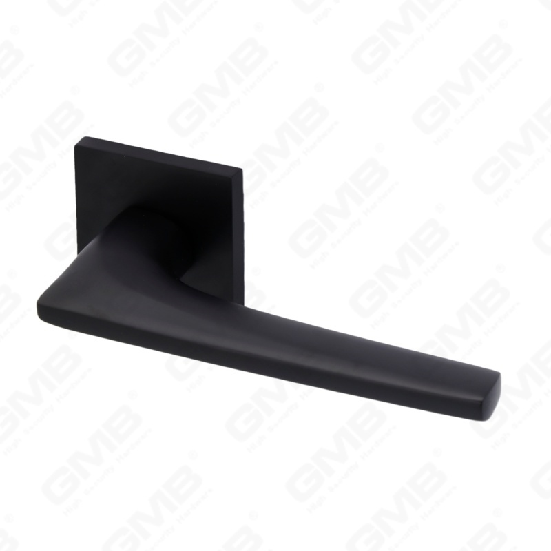 Новая современная алюминиевая дверная ручка для украшения дома на круглой розетке