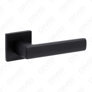 Новая современная алюминиевая дверная ручка для украшения дома на круглой розетке