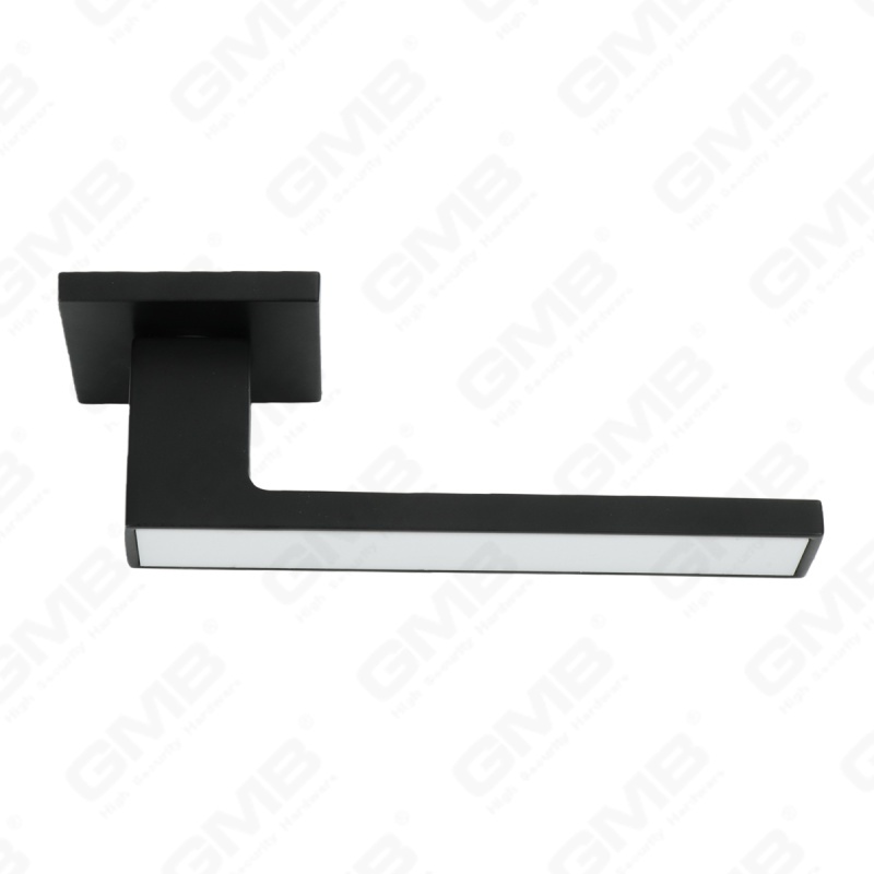 Новая современная алюминиевая дверная ручка для украшения дома на круглой розетке