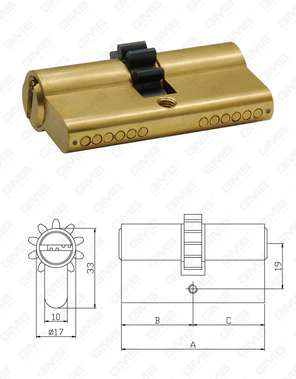 02 Стандартный цилиндр_GMB-CY-10-20