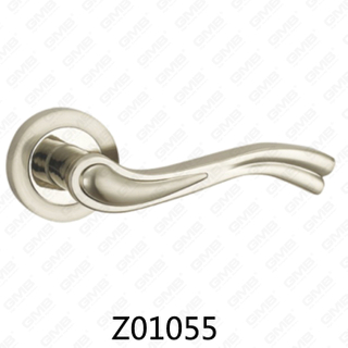 Цинковый сплав Zamak алюминиевая ручка двери розетки с круглой розеткой (Z01055)