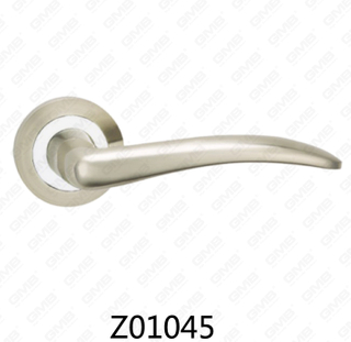 Цинковый сплав Zamak алюминиевая ручка двери розетки с круглой розеткой (Z01045)