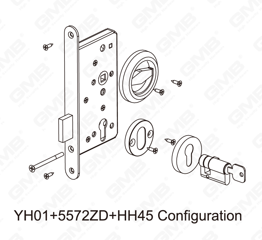 04 Замок из нержавеющей стали_4072ZD-28