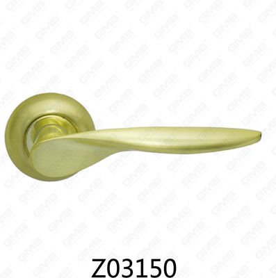 Цинковый сплав Zamak алюминиевая ручка двери розетки с круглой розеткой (Z02150)