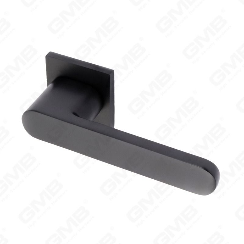 Новая современная алюминиевая дверная ручка для украшения дома на круглой розетке