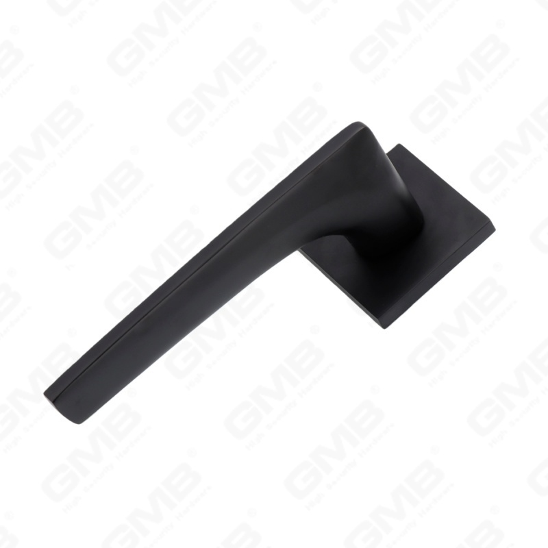 Новая современная алюминиевая дверная ручка для украшения дома на круглой розетке