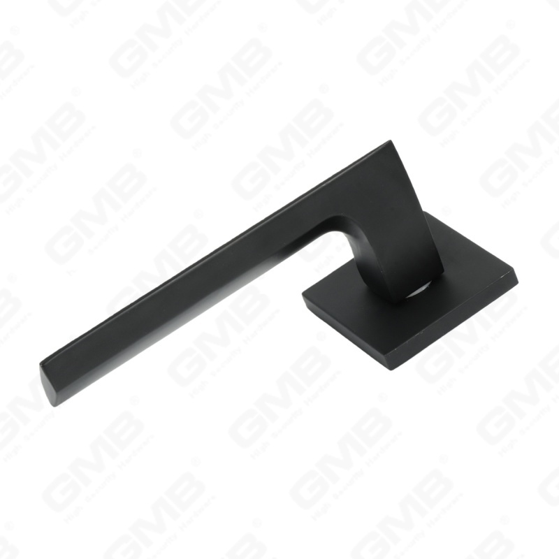 Новая современная алюминиевая дверная ручка для украшения дома на круглой розетке